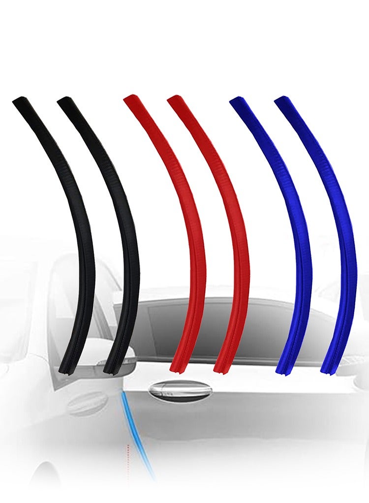 مستر سمارت واقي باب السيارة MS-2P من Mr. Smart، 50 سم، متوفر باللون الأسود/الأحمر/الأزرق، سهل التركيب - Image 1