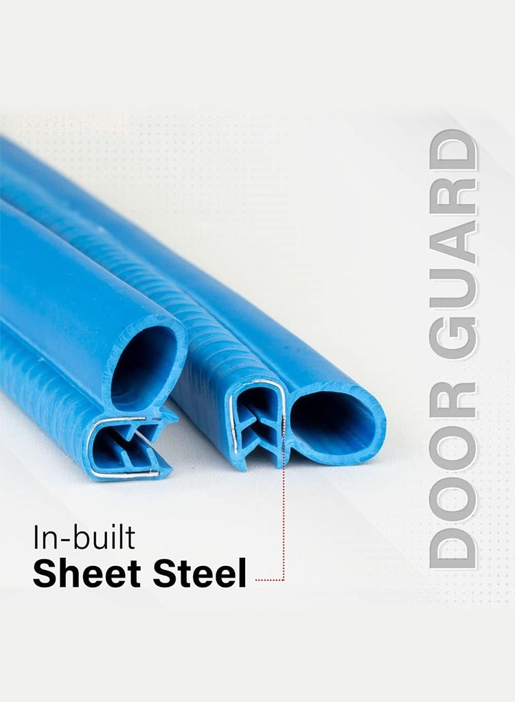 مستر سمارت واقي باب السيارة MS-2P من Mr. Smart، 50 سم، متوفر باللون الأسود/الأحمر/الأزرق، سهل التركيب - Image 2