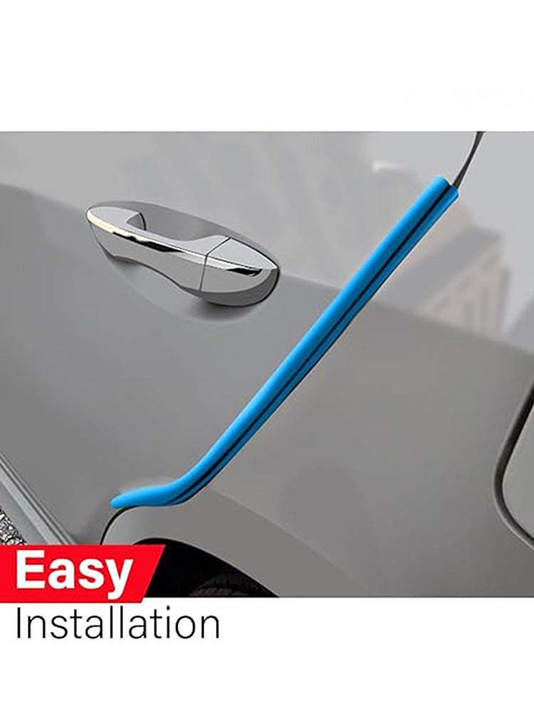 مستر سمارت واقي باب السيارة MS-2P من Mr. Smart، 50 سم، متوفر باللون الأسود/الأحمر/الأزرق، سهل التركيب - Image 3