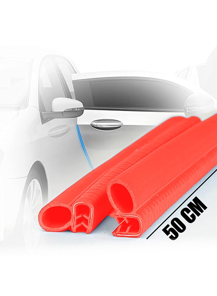 مستر سمارت واقي باب السيارة MS-2P من Mr. Smart، 50 سم، متوفر باللون الأسود/الأحمر/الأزرق، سهل التركيب - Image 4