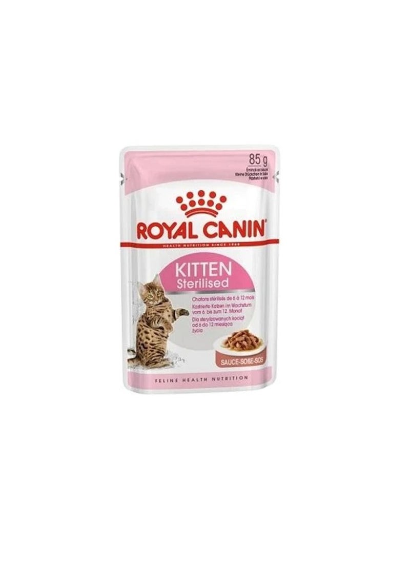 ROYAL CANIN - Royal Canin Kitten Sterilised In Gravy Wet Food - Image 1