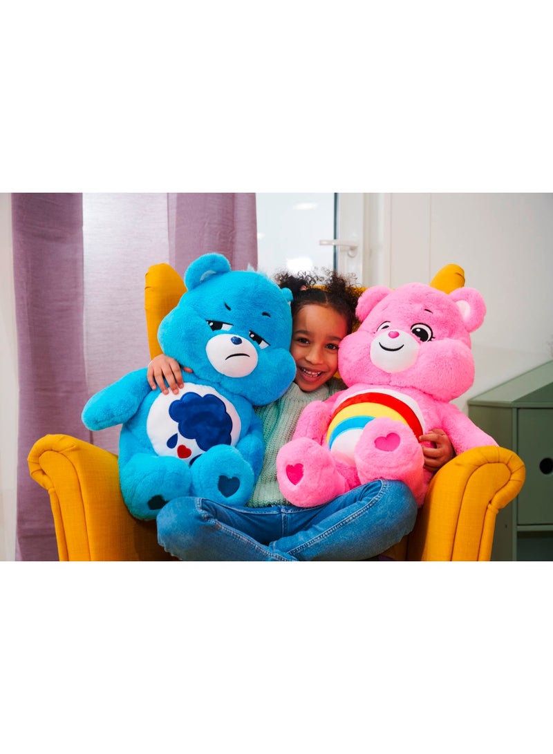 Care Bears Grumpy Bear - Plush Toy Bear 60 cm Blue Plush | Collectable Cute Plush Toy, Cuddly Toys for Children, Soft Toys for Girls and Boys, Cute Teddies, from 0 Months - Image 2