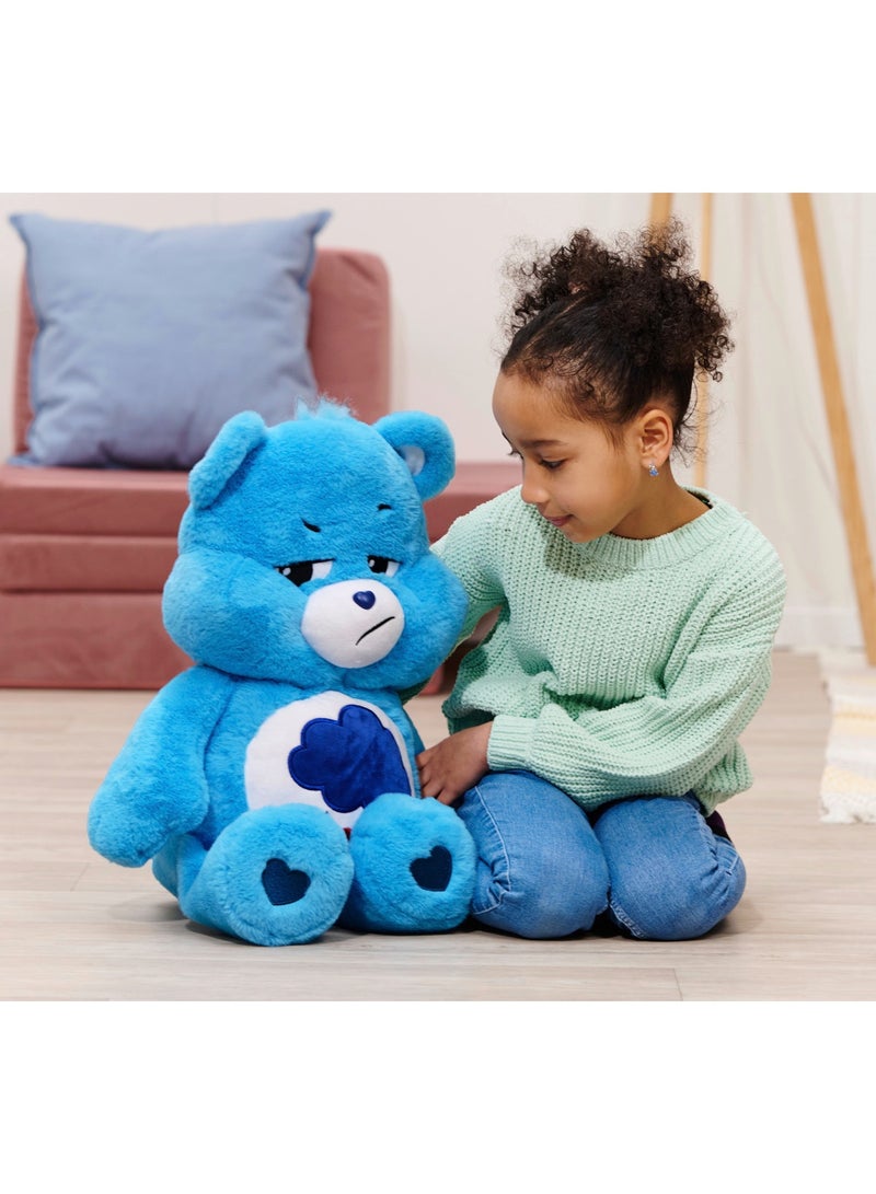 Care Bears Grumpy Bear - Plush Toy Bear 60 cm Blue Plush | Collectable Cute Plush Toy, Cuddly Toys for Children, Soft Toys for Girls and Boys, Cute Teddies, from 0 Months - Image 1