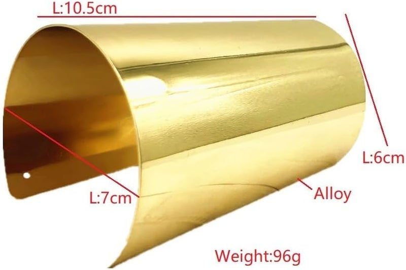 Excefore African Necklaces for Women Gold Hoop Earrings Set, Chunky Gold Silver Choker Necklace, Statement Egyptian Jewelry for Women Men, Gold Costume Jewelry Sets - Necklace Jewelry Gift for Girls - Image 5