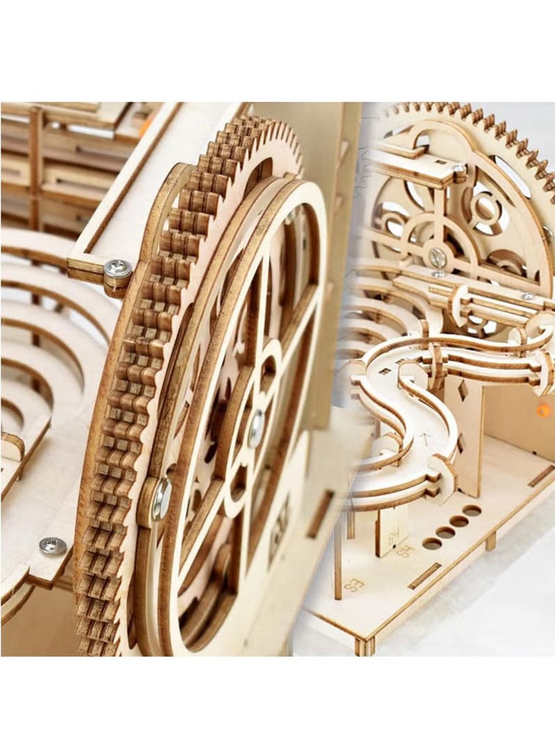 YelaJoy 3D Wooden Puzzle with LED Lamp for Kids - A DIY Mechanical Puzzle Assembly Kit for Model Building and Wood Crafting, Ideal for Boys and Girls - Image 5