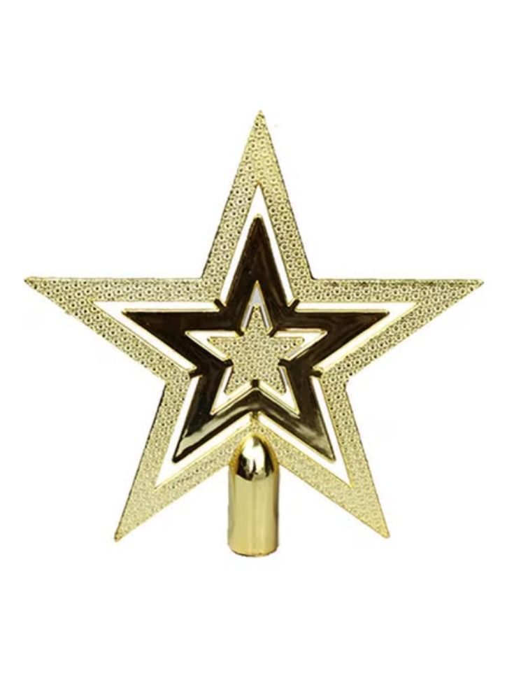 ACLIX Tree Top Decoration Star Gold 19cm - Image 1