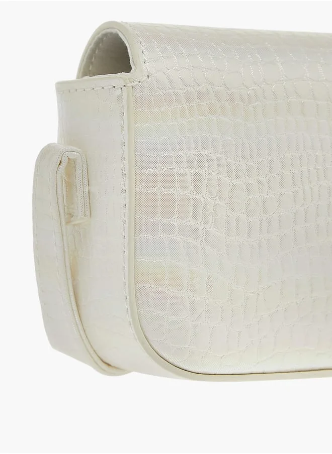 Flora Bella By Shoexpress Girls Embellished Crossbody Bag With Adjustable Strap And Magnetic Closure Ramadan Collection