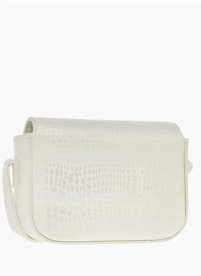 Flora Bella By Shoexpress Girls Embellished Crossbody Bag With Adjustable Strap And Magnetic Closure Ramadan Collection