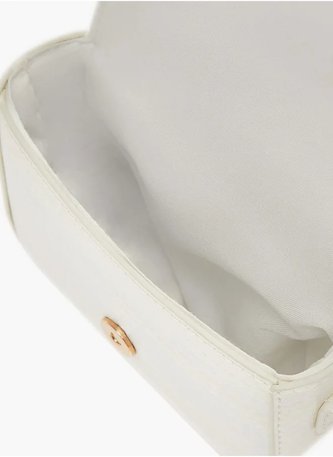 Flora Bella By Shoexpress Girls Embellished Crossbody Bag With Adjustable Strap And Magnetic Closure Ramadan Collection