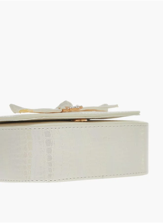 Flora Bella By Shoexpress Girls Embellished Crossbody Bag With Adjustable Strap And Magnetic Closure Ramadan Collection