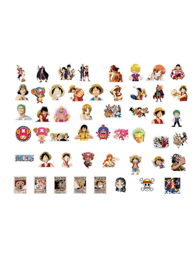 50 PCS One Piece Laptop Sticker Waterproof Vinyl Stickers Car Sticker Motorcycle Bicycle Luggage Decal Graffiti Patches Skateboard Water Bottle Sticker - Image 4