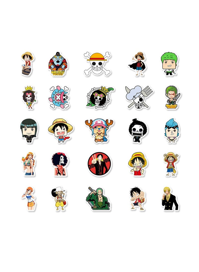 50 PCS One Piece Laptop Sticker Waterproof Vinyl Stickers Car Sticker Motorcycle Bicycle Luggage Decal Graffiti Patches Skateboard Water Bottle Sticker - Image 5