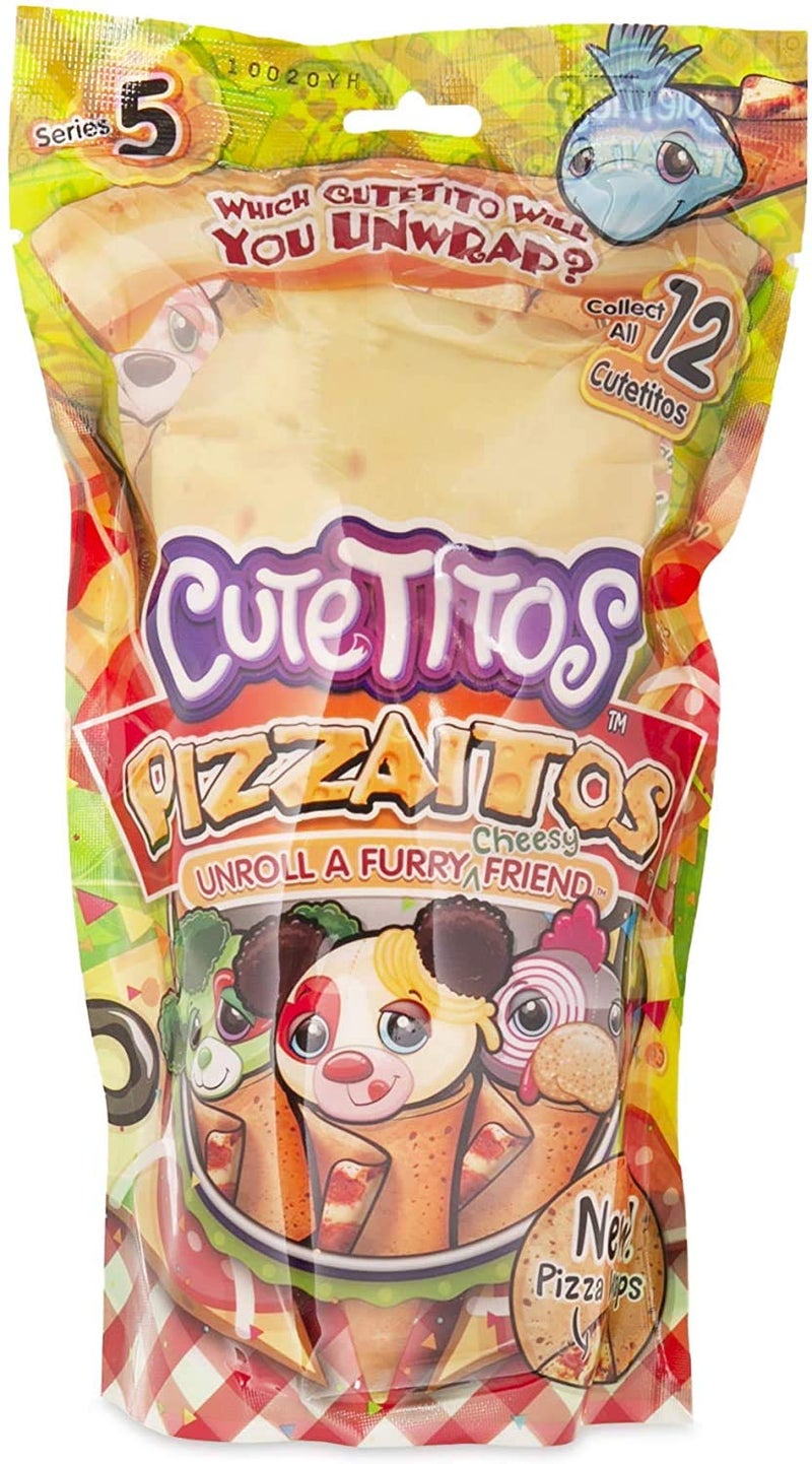 Basic Fun Cutetitos Pizzaitos - Surprise Stuffed Animals - Collectible Pizza Plush - Ages 3+ - Series 5 - Image 2