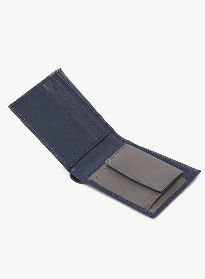 Robert Wood Webbing Loop Detail Bi Fold Wallet