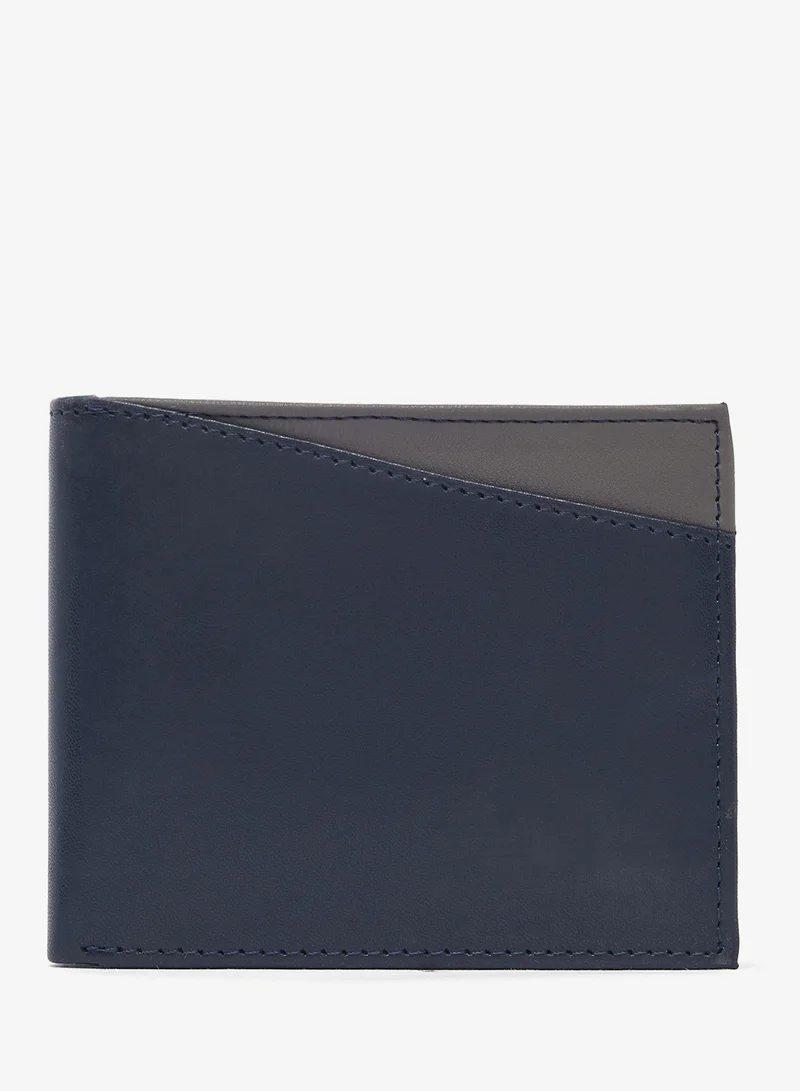 Robert Wood Webbing Loop Detail Bi Fold Wallet