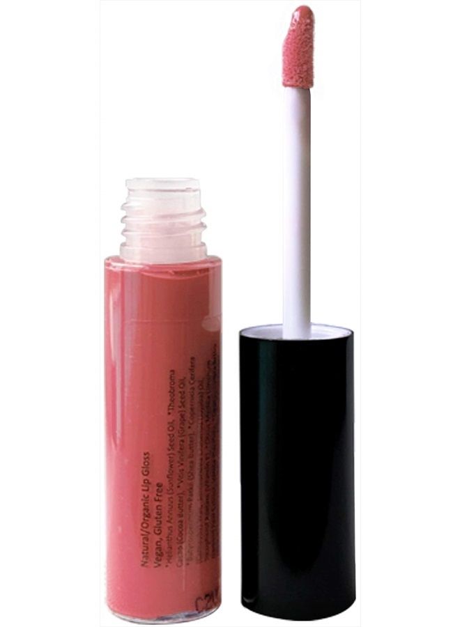 Mom's Secret 100% Natural Lip Gloss, Organic, Vegan, Gluten Free, Cruelty Free, Made in the USA, 0.18 oz. (Tickled) - Image 1