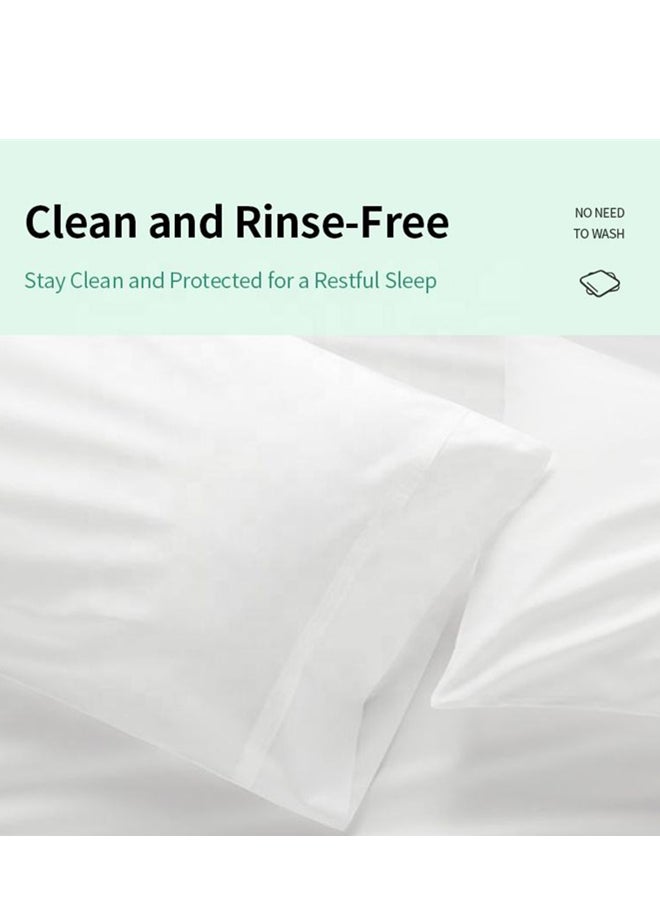 Hi Moon - New Trend Portable Duvets Pillowcase Mattress Bedding Set Disposable Linen 3 in 1 Bed Sheets Cotton Set - Image 1