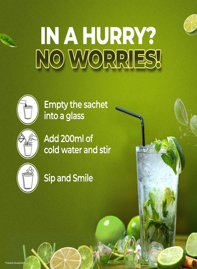 ATLANTIS Instacup Nimbu Paani Premix Single Serve Sachets | Perfect for Travel | Natural Lemon Flavor | Consistent Taste | Quick Prep | FSSAI and BRCGS Certified Manufacturer | Pack of 15 - Image 3
