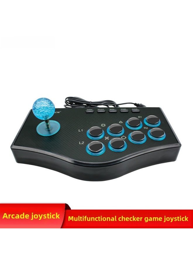 Generic - Direct Supply Pc Computer TV Projector P3 Android Mobile Phone Wired King Of Fighters Arcade Game Joystick-Product Color:Single-headed Iron Fist - Image 1
