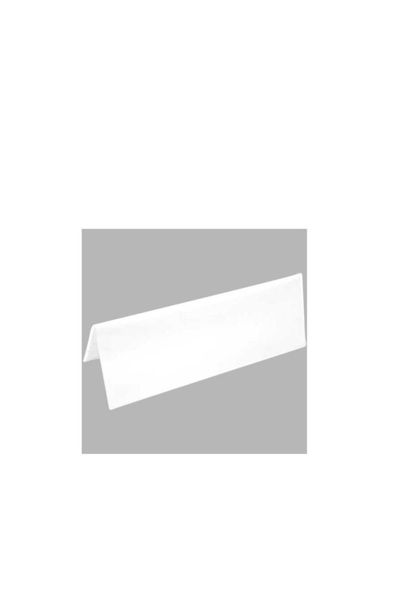 Name Holder 3.75 X 11 in Table Top Acrylic Clear