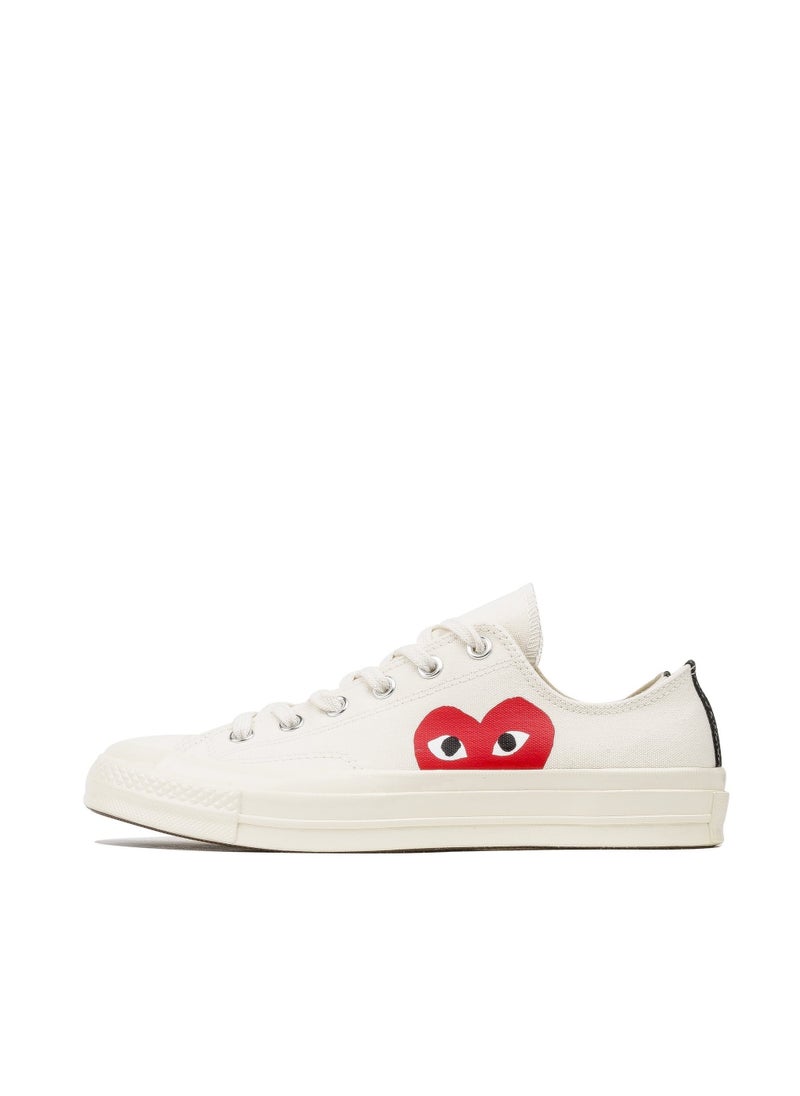 CONVERSE CDG x CONVERSE 1970s Chuck Taylor All-Star Oxygen Play Shoes White For Men/Women/Students  - Image 1