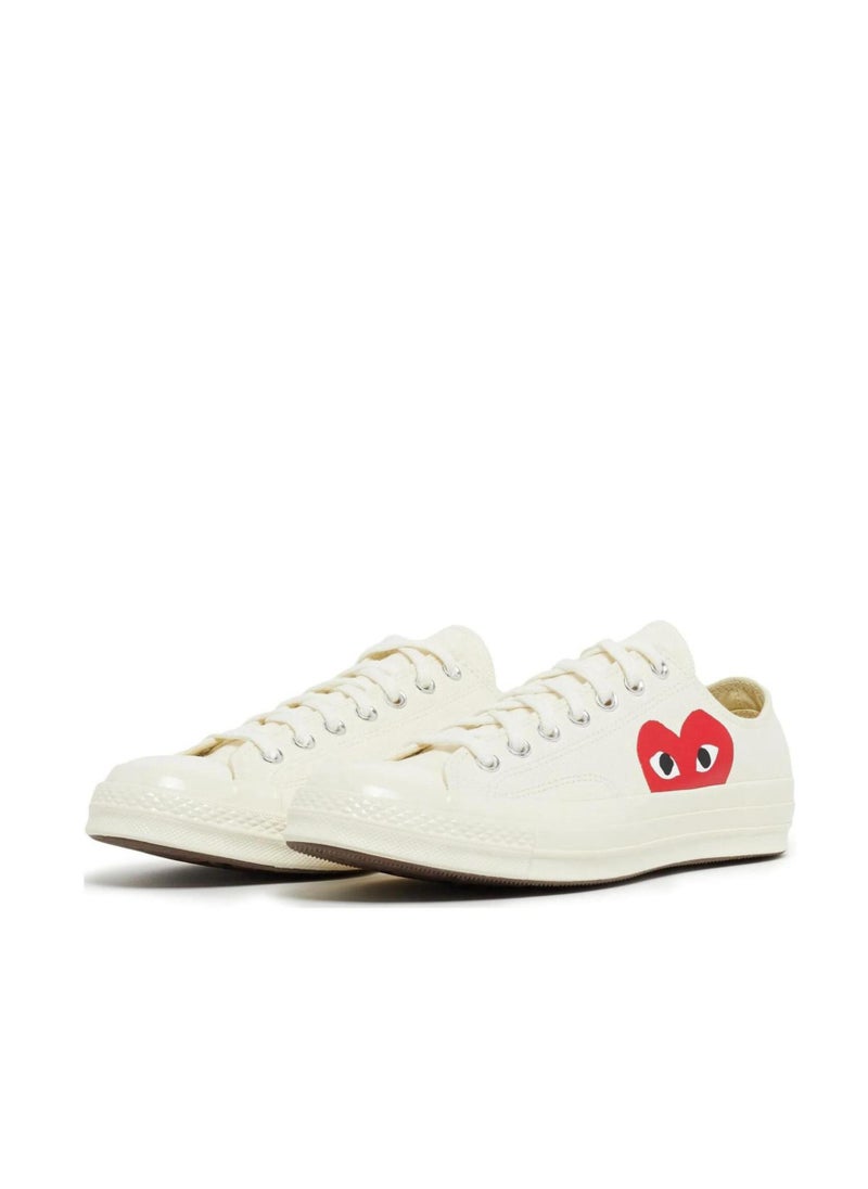 CONVERSE CDG x CONVERSE 1970s Chuck Taylor All-Star Oxygen Play Shoes White For Men/Women/Students  - Image 4