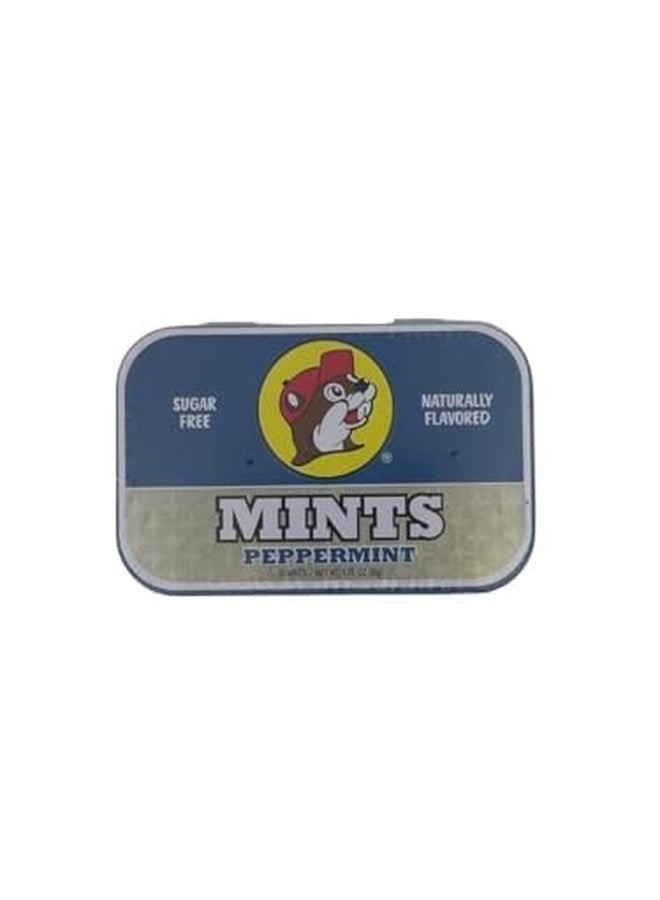 Buc-ee's Gluten Free & Sugar Free Mints - 50 mints Tin Can, Pack of 6 (Peppermint - Image 2