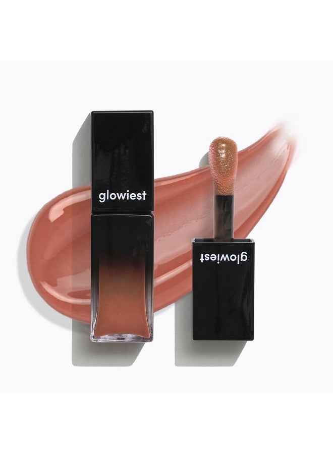 glowiest Effortless Glow Lip Oil 005 Rosy Mauve Hydrating Nourishing Plumping ; Non Sticky Lip Gloss Tinted Lip Camellia Oil L Korean Beauty 0.17Oz - Image 2