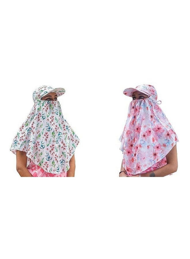 women scarf,FACE CAP SCARF FOR WOMEN & GIRLS,Sun Protection Light Weight Scarves, Long Scarf Cum Mask (white) - Image 1