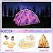 Ecore Fun 11 Items 18 inch Girl Dolls Camping Tent Set and Accessories Including 18 Inch Doll Camping Tent Clothes Set Campfire Chocolate Biscuit etc - Image 4