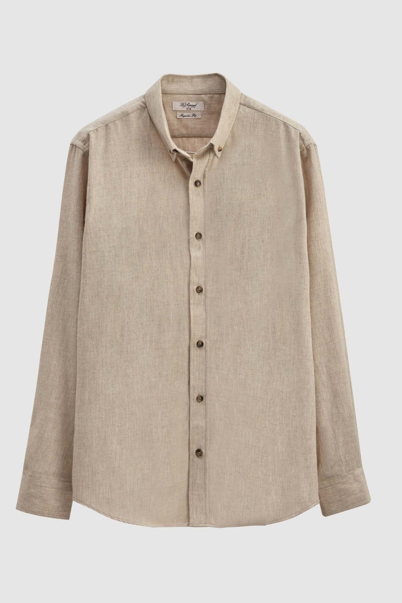 D'S DAMAT D'S Groom Ds Groom Comfort Green Plain Shirt - Image 5