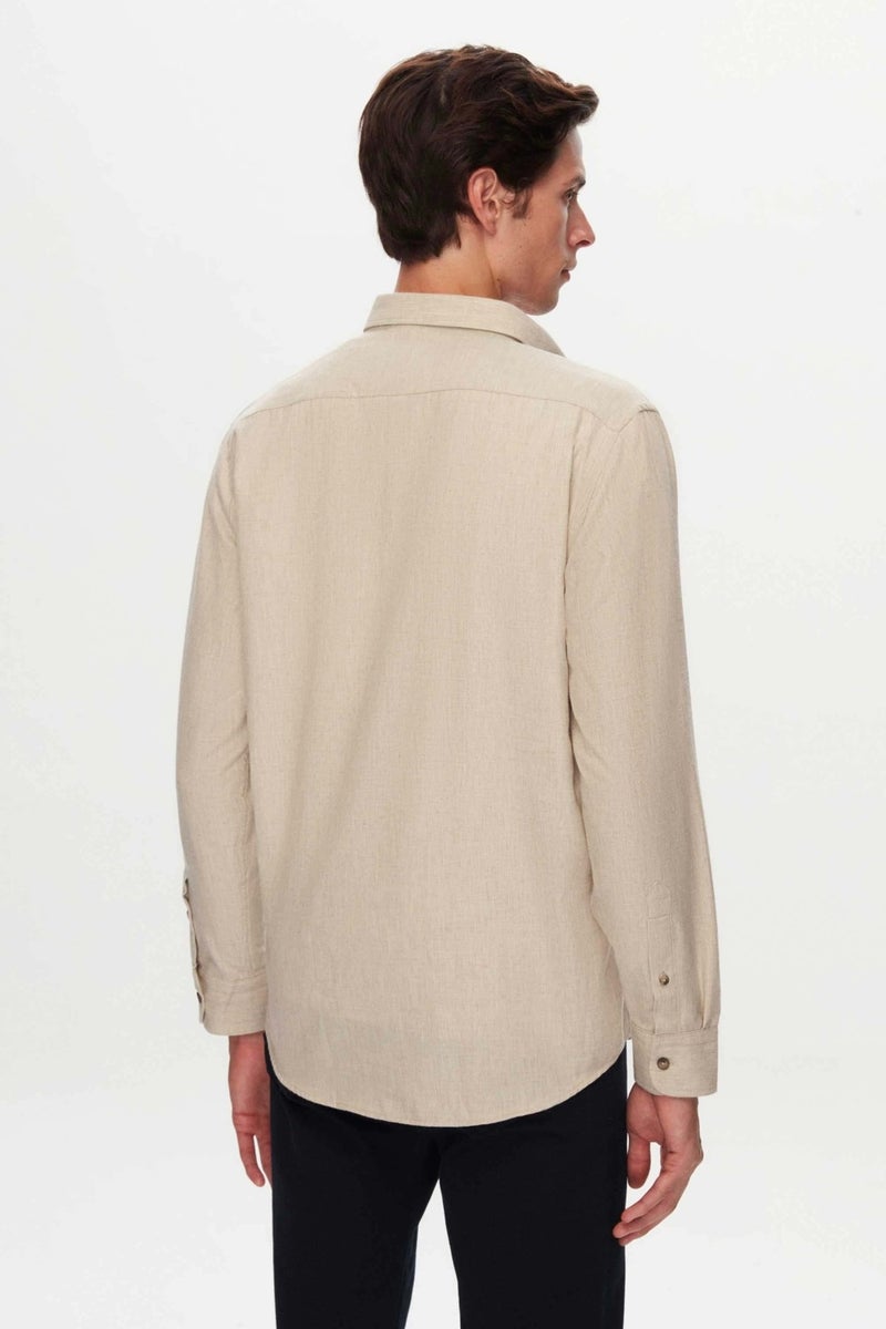 D'S DAMAT D'S Groom Ds Groom Comfort Green Plain Shirt - Image 2
