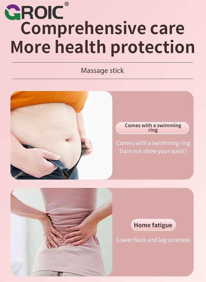 GROIC Portable Cellulite Massager, Body Sculpting Machine, Lymphatic Drainage Massager,Handheld & Cordless, Stomach Fat Massager,Massage Belly Thighs Butt Neck - Image 4