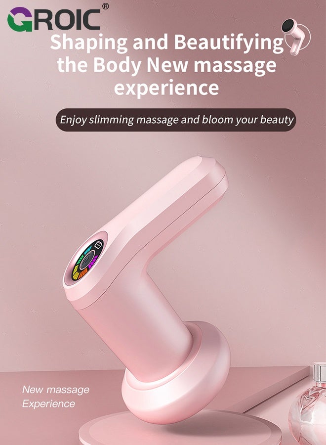 GROIC Portable Cellulite Massager, Body Sculpting Machine, Lymphatic Drainage Massager,Handheld & Cordless, Stomach Fat Massager,Massage Belly Thighs Butt Neck - Image 2