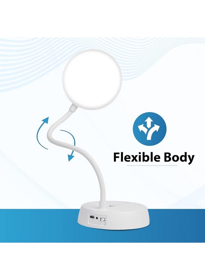 SaleOn SaleOn 3 Color Modes Desk Lamp Warm Light Table Lamp Rechargeable LED Desk Lamp Touch Lamp Student Eye Care Mobile Stand - 11T Pro White  - Image 5