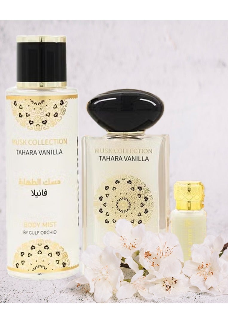 جولف أوركيد مسك الطهارة فانيلا معطر جسم +عطر بخاخ + زيت عطري مركز - Image 2