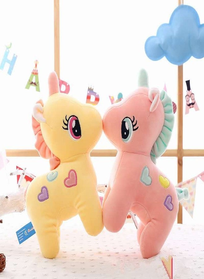 Babique Unicorn Stuffed Soft Toy Plush for Kids Baby Boy Girl Birthday (25cm- Pink) - Image 2