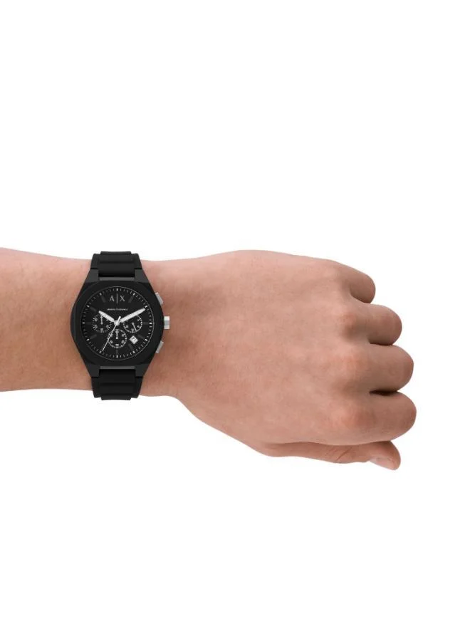 Armani Exchange  Durable Plastic Strap Analog Quartz Watch for Men | Best Price UAE