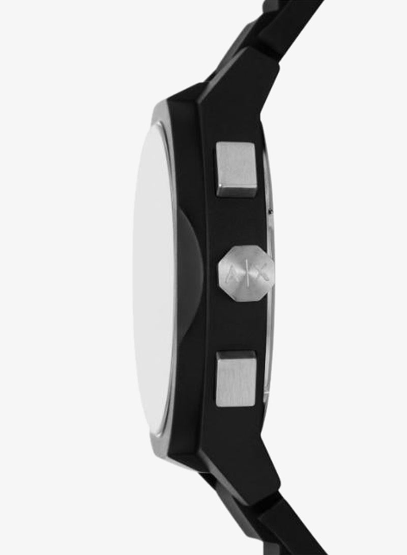 ارماني اكسشينج ساعة يد بعقارب من البلاستيك المتين - Image 3