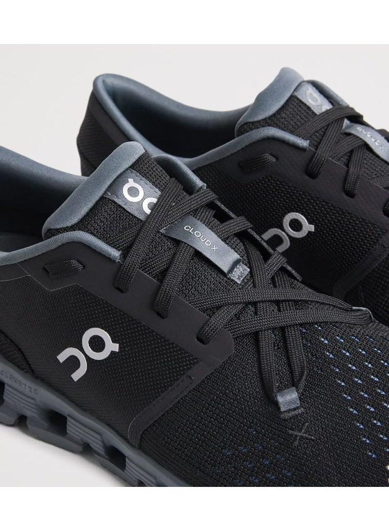 اون راننج حذاء رياضي للجنسين من On Running Cloud، عدد 4، لون أسود شامبراي. - Image 3