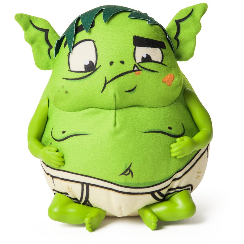 DC Comics Spin Master Teen Titans Go Belly Buster Beast Boy Plush Interactive Toy with Fun Sound Effects Kids Toys for Boys and Girls 4 and Up - Image 3