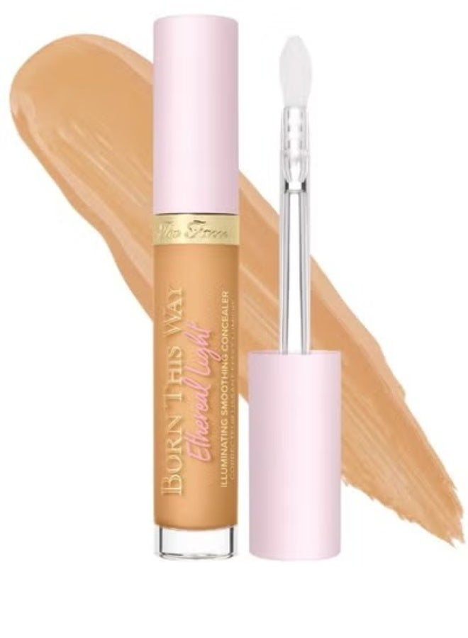 Too FacedCosmetics Too Faced Born This Way Ethereal Light Illuminating Smoothing Concealer Honeybun - Tan With Rosy Undertones 5ml - Image 1