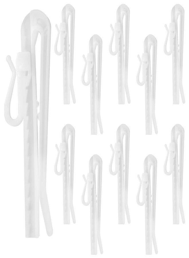 Sonku 60 PCS Plastic Curtain Hooks,SonKu 85mm Plastic Adjust Hook Adjustable Pinch Pleat Hooks - Image 1