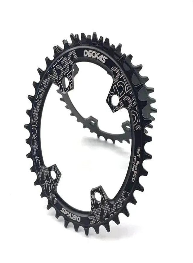 FCCRACING Chainring BCD Asymmetric Narrow Wide -Black (TEETH-36T) - Image 3
