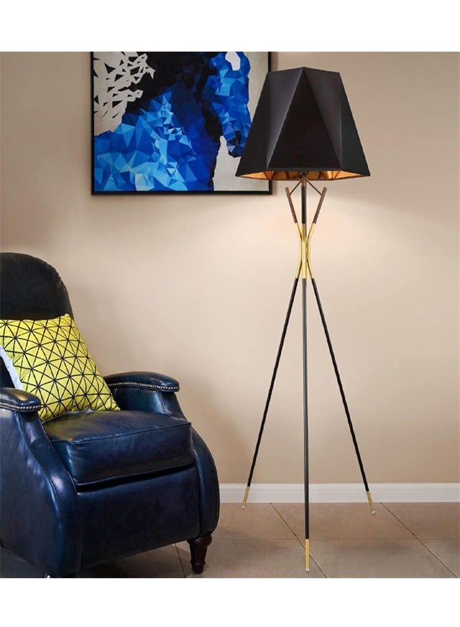 إيه تي إم مصباح أرضي LED حديث مع غطاء من القماش لإضاءة المنزل في غرفة المعيشة وغرفة النوم - Image 2