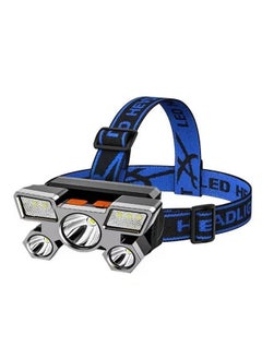 BORUIT Rechargeable Headlamp Flashlight Portable Outdoor Camping Waterproof Headlight  - Image 1