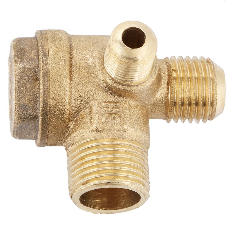 Male Thread 90 Degree Brass Air Compressor Check Valve Spare Parts 20*14*10mm - Image 2