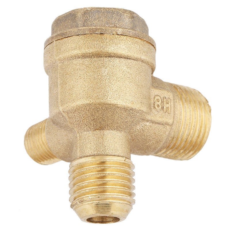 Male Thread 90 Degree Brass Air Compressor Check Valve Spare Parts 20*14*10mm - Image 4
