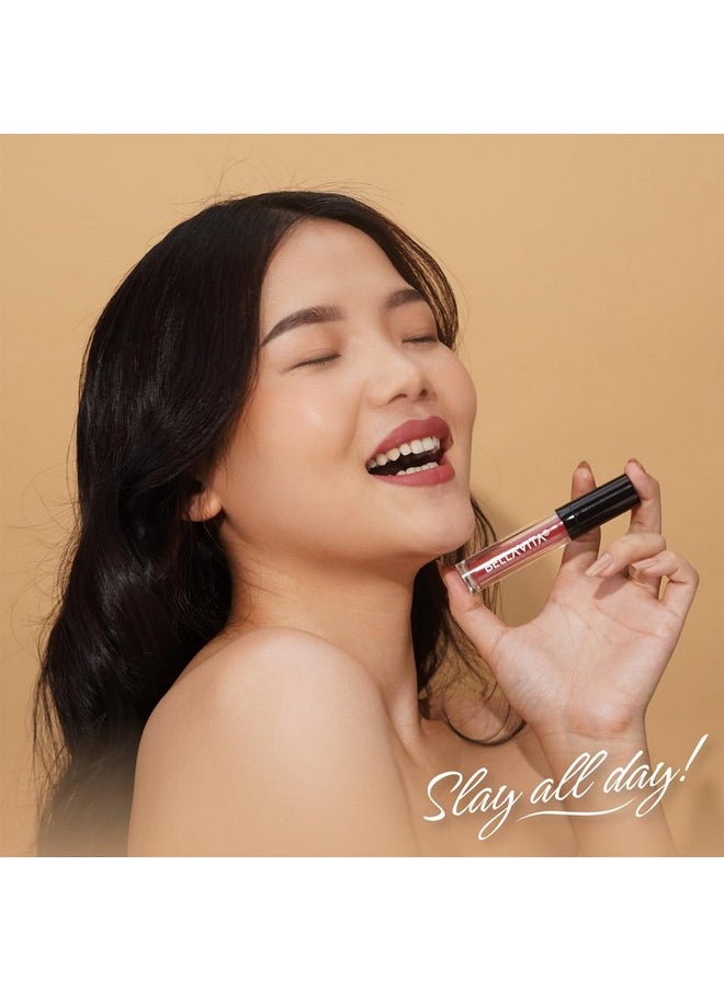 Bella Vita Organic - Bellavita Kiss-Proof Liquid Lipstick | 3.8 Ml | 18-Hr Stay | Transferproof Lipstick | Long Lasting | Ultra Matte Finish | Intense Moisturisation | Waterproof Liquid Lipsticks For Women | Just Nude - Image 1
