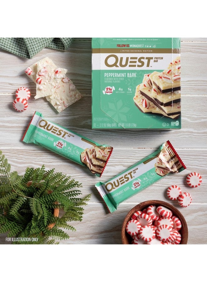 Quest Nutrition لوح بروتين بنكهة النعناع 21 جرام بروتين 4 جرام كربوهيدرات صافية 1 جرام سكر خالي من الجلوتين 12 قطعة - Image 5